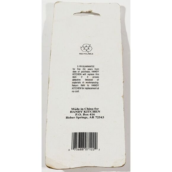 Handy Kitchen Pizza Cutter - Stainless Steel Blade Wood Handle Blade Size 2.5" - Picture 6 of 7